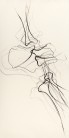 Tengo sed - Mich dürstet | Dibujo 4 - 195 x 98 cm | Zeichenkohle und Pastell auf Papier | 2012