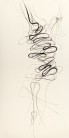Tengo sed - Mich dürstet | Dibujo 5 - 195 x 98 cm | Zeichenkohle und Pastell auf Papier | 2012