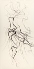 Tengo sed - Mich dürstet | Dibujo 9 - 195 x 98 cm | Zeichenkohle und Pastell auf Papier | 2012