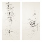 Tengo sed - Mich dürstet | Dibujo 2 - 198 x 203 cm | Zeichenkohle und Pastell auf Papier | 2013