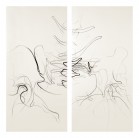 Tengo sed - Mich dürstet | Dibujo 5 - 198 x 203 cm | Zeichenkohle und Pastell auf Papier | 2013