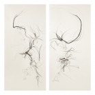 Tengo sed - Mich dürstet | Dibujo 4 - 198 x 203 cm | Zeichenkohle und Pastell auf Papier | 2013